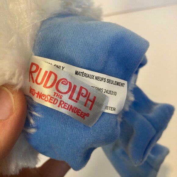 Rudolph The Red Nose Reindeer Bumble Abominable Snowman Door Hanger Plush Head - Picture 8 of 8